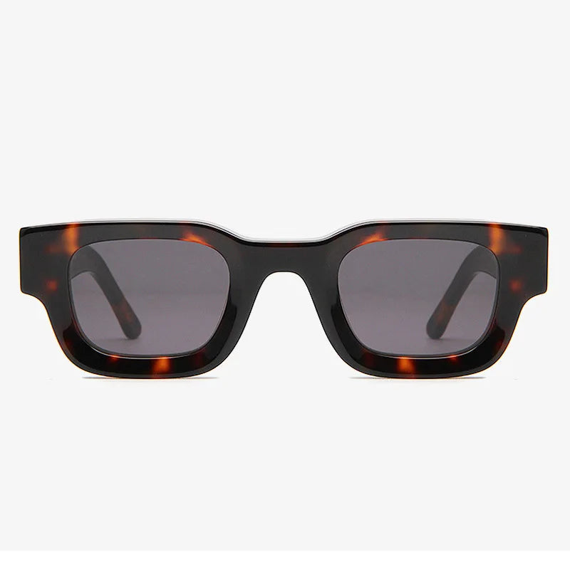 High Quality Thick Sunglasses Vintage Small Square Men Sunglasses 2025 Custom Premium Acetate Sunglasses
