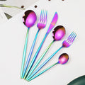 Trending Products New Arrivals Home and Kitchen Cubiertos Acero Inoxidable Juego De Cubiertos Dorado Sets