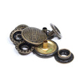 Factory Price Custom Shiny Gold Snap Fastener Brass Press Metal Snap Button for Jackets Bags Coats Purses Branded Apparel