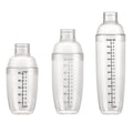 500ml 700ml 1000ml Shaker Cup Transparent Plastic Bubble Tea Shaker Cup Bar Tools Bar Tools