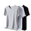 Wholesale Man Quick Dry T-Shirt Breathable  Plain O Neck Blank Cotton Men T Shirts