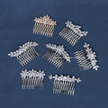 Mix Design Wholesale Bridal Wedding Zircon Jewelry Comb and Cheap Prices Copper Metal Comb in Bulk