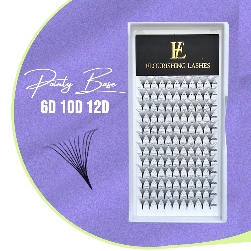 Loose Lash Extensions Pointy Base High Quality 6D 10D 12D Mega Volume Fan Eyelashes