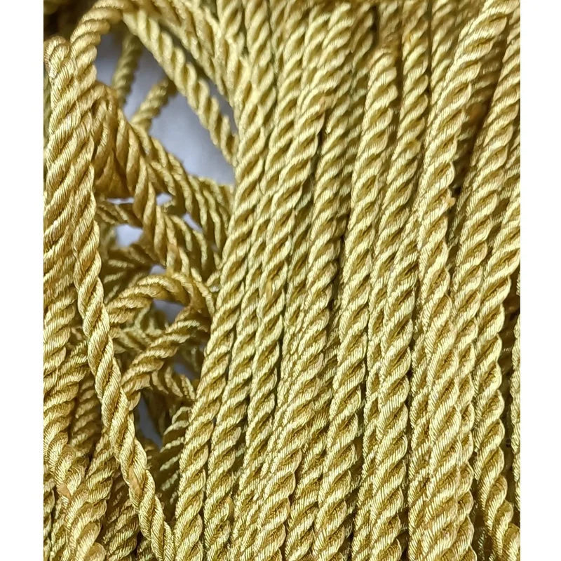 Polyester Twisted Handle Rope Nylon Paper Bag Rope Handle with Plastic Tip