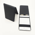 Black Synthetic Leather Golf Scorecard Holder Yardage Book Cover Great Gift for Man and Women