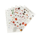 6 Sheet Pack Cute Rabbit Decorative Stickers Cartoon Scrapbooking Netbook Factory Direct Paper Stickers