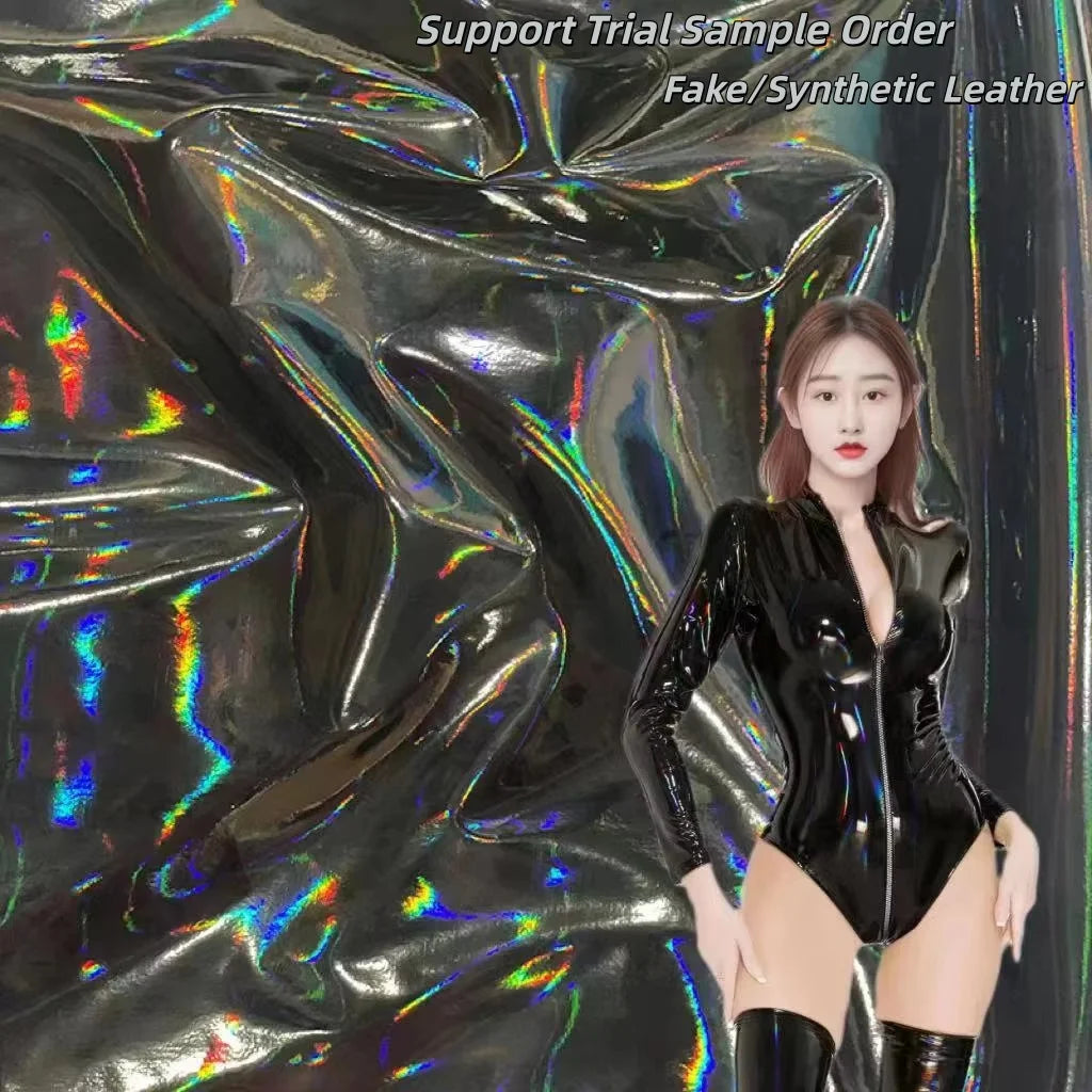 PFAS FREE Stretch PU Leather Fabric Eco Friendly Faux Leather High Spandex PU Roll Waterproof PU Leather Fabric for Apparel
