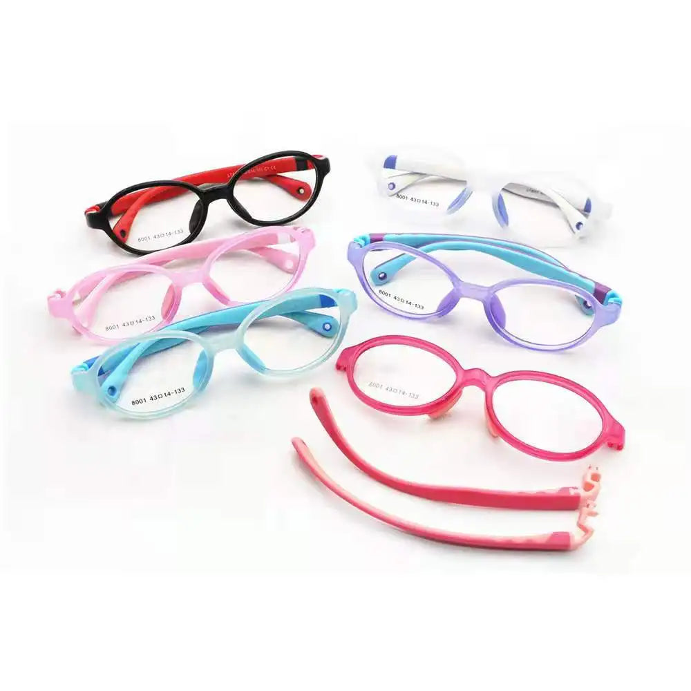 2022 New Kids TR90 Glasses Retro Small Round Frame Soft Material TR Kids Glasses