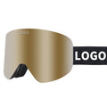 Yijia Optical Wholesalers OTG Skibrille Mit Magnetischer Abnehmbarer Linse Rahmenlose Skibrille Mit Zylindrischer Linse