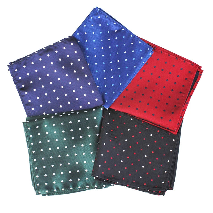 Polyester Scarf square Printed square Scarf Dozen Handkerchief for Men Pocket square Box