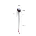 Apsara Deer High Heel Design Silver Single Makeup Brush Vegan Cruelty Free Curve Liquid Blending Face Foundation Concealer Brush
