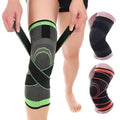 Adjustable Sports Knee Sleeve Compression Brace Breathable Thickened Support Bandage for Running Gym Basketball