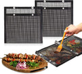 Factory Direct Sale Rotisserie Ptfe Coated Bbq Mesh Grill Bags Bbq Mesh Grill Bags for Outdoor Grill Reusable Non Stick Bbq Mat
