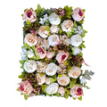 SZ0460 Wholesale Beauty Salon Decor 3d Flower Wall Panel Silk Peony Artificial Flower Wall Panel Multicolor Flower Backdrop