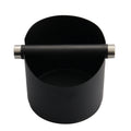 Coffee Accessories Stainless Steel Coffee Knock Box Mini Round Espresso Portafilter Knock Box Black White Silver