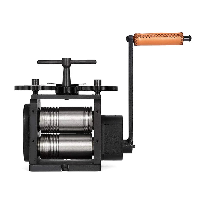 3-in-1 Jewelry Tools Equipment Small Manual Rolling Mills Combination Tableting 110mm 130mm Jewelry Manual Rolling Mills Machine