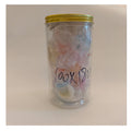 Food Grade Cookie Can Food Container Plastic PET Jar with Aluminum Plastic Lids for Food Packing