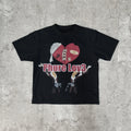 OEM 200 Gsm Drop Graphic Heavyweight Tshirts Luxury Blank Heavy Cotton Custom Streetwear Oversized T-shirt for Men