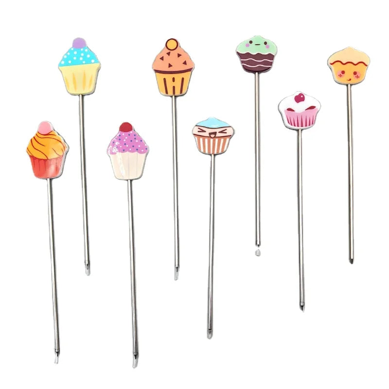 Food Grade Popular Kitchen Cake Baking Tool Cake Probe Cake Testing Needle Reusable Stainless Steel Cake Tester Stick