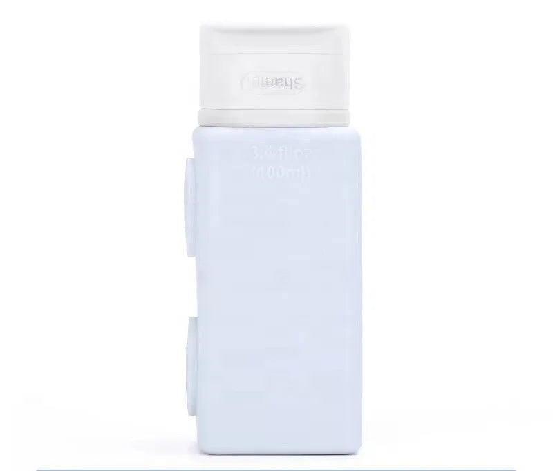 New Silicone 45ml 100ml Extruded Toiletries Bottle Magnetic LEGO Suction Combination Sub Bottle for Shampoo Shower Gel Wigs