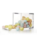 High Quality Square Clear PS Storage and Display Box 45x45x45mm with Custom Logo for Baby Supplies