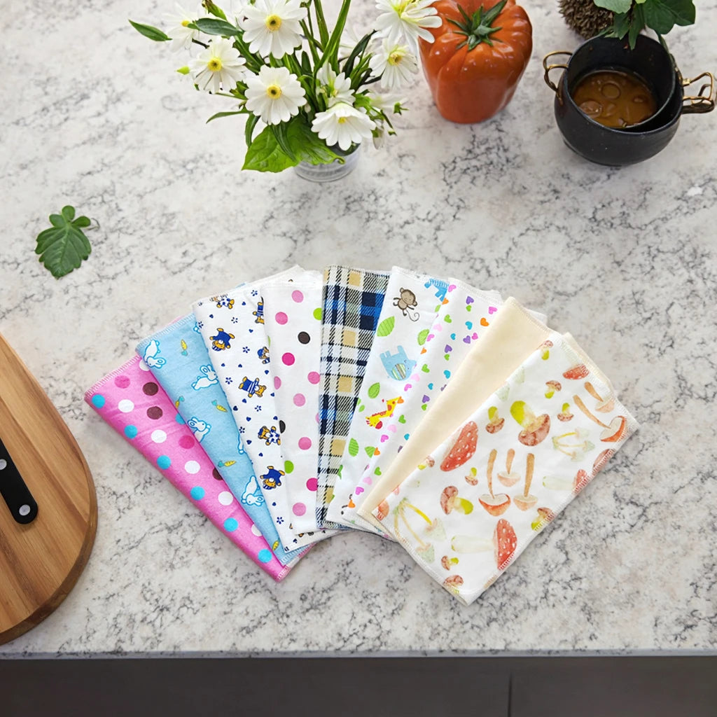 Wholesale Kitchen Cleaning Digital Printed Towel Sustainable Good Absorbent Quick-Drying Unpaper Towel