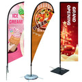 Wholesale Promotional Outdoor Custom Advertising Feather Flag