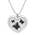 Mom & Kids Heart Shape  Essential Oil Perfume  Aromatherapy Diffuser Jewelry Pendants  Locket for Necklace Chains