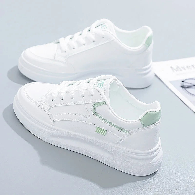 New Little Small White Shoes Women's Summer Thick Sole Versatile Footwear Student Sports Casual Sneakers Women