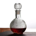High Quality Lead-free Crystal Glass Good Sealing Decanter Whiskey Bottle Wine Bottle