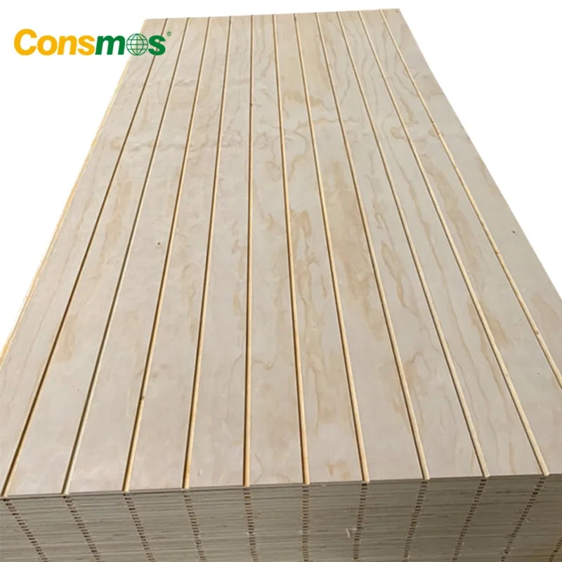12mm 15mm 18mm Tongue and Groove Pine Plywood for Construction
