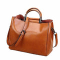Leather Bag Soft Cowhide Handbag Single Shoulder Bag Outside Crossbody Bag