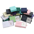 50pcs 9x9x3cm Custom Logo Sliding Slide Out Match Cardboard Paper Gift Packaging Small Handle Jewelry Drawer Box