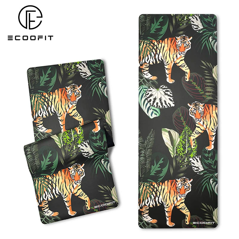 Professional Manufacturer Printed Anti Slip Gym Rubber Exercise Fitness Gold Marble PU Yoga Mat