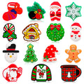 Wholesale Loose Beads Cartoon Style Christmas Series Food Grade Multicolor Silicone for DIY Wristlet Keychain Pen Accessories