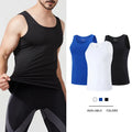 Customizable Quick-Drying Men's Fitness Vest for Summer Casual Tank Style with Tight Bottom for Outdoor Marathon Running Gym Use