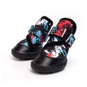 Wholesale Winter Waterproof Leather Dog Shoes