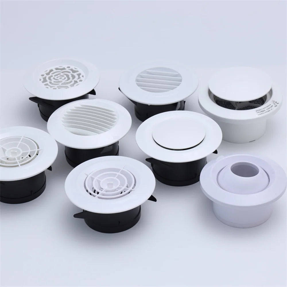HVAC Air Conditioner Exhaust Grille Ventilation Air Supply Ceiling Diffuser ABS Plastic Air Vent Outlet