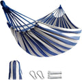 WOQI Attractive Appearance Perfect Nature Cotton Hammock for Camping Outdoor