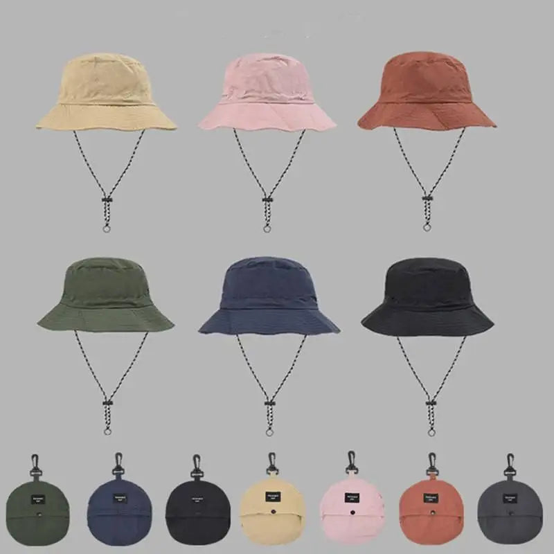 Outdoor Climbing Hiking Cycling Daily Cool Bag Sun Hat Fishing Foldable Quick-dry Breathable Custom Unisex Waterproof Bucket Hat