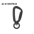 Jensan Anodized Aluminum 7075 4KN Self Locking Pear Shaped Swing Swivel Carabiners Hooks for Dog Leash Mining General Industry