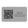 Custom 1mm Metal Luxury Business Cards Laser Engraved QR Code Silk Screen Printed Matte Finish Black Nickel Plating Branding