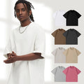 High Quality Heavyweight Shirts Graphic Boxy Cropped Fit Tee Men's T-shirts Casual Oversized Tshirt Blank Custom t Shirt for Men