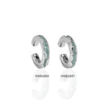 Irregular Wave Enamel  C-shaped Clip on Earring for Women Girl Party Wedding Enamel Stacking Ear Cuff Enamel lava Ear Cuff