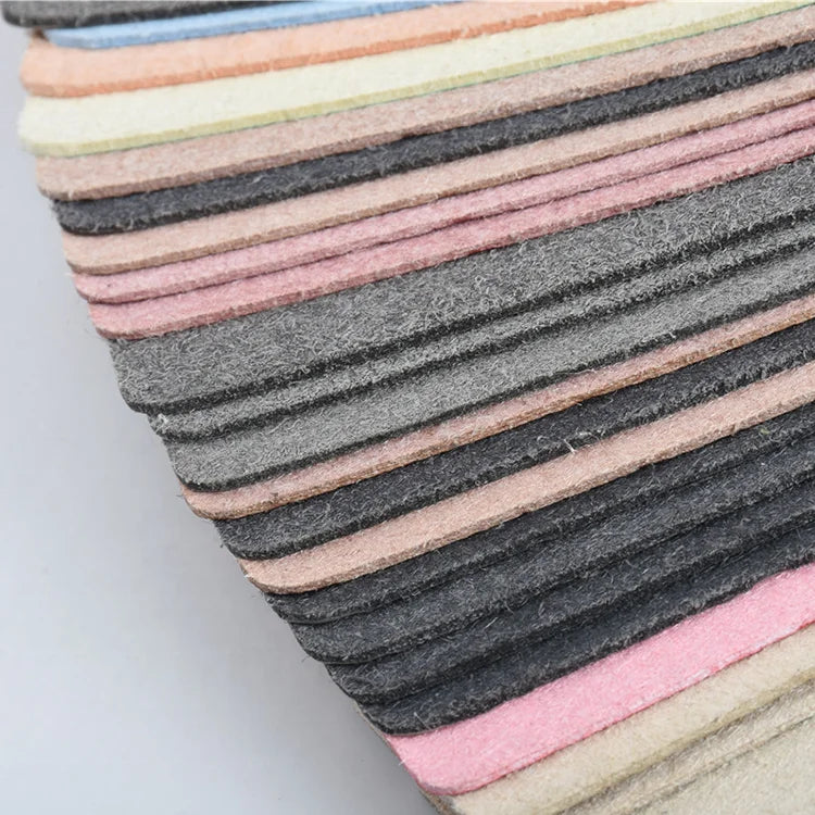 1.2mm Litchi Pattern Embossed PU Faux Leather Waterproof Artificial Syntectic Suede Leather Custom Material for Bag Handbag Sofa