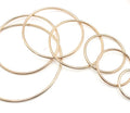 Stainless Steel Gold Dream Catcher Metal Ring Supplies Metal Hoops Macrame Rustic Design Indoor Use Wall Mount