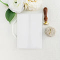 Wholesale 130X180Mm 150Gsm Pre-Creased Translucent Clear Vellum Wrap Jackets for Wedding Invitations Menu Place Card