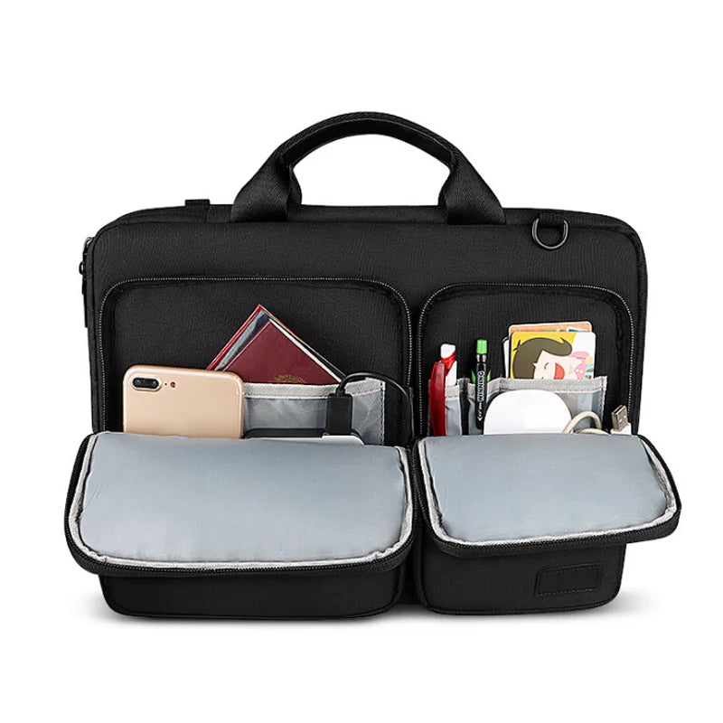 2025 Custom Logo Shoulder Laptop Bag Men Casual Business Laptop Briefcase With Zipper