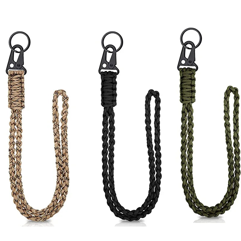 Kongbo 550 Paracord Handmade Phone Lanyard Strap Heavy Duty Colorful Neck Necklace for Outdoor Camping & Hiking
