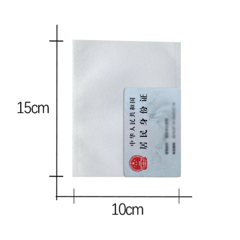 White Color Guaranteed Quality Individual Food Grade Non-Woven Empty Tea Bag for Packaging
